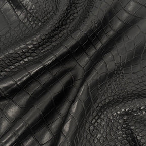 Crocodile Embossed  Lamb Leather