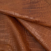 Crocodile Embossed  Lamb Leather