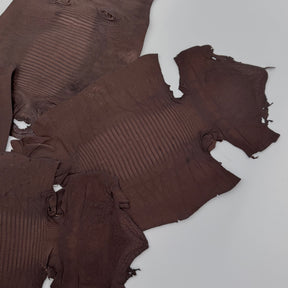 Dark Brown Lizard Skin Grade 2 | Bundle of 4 | SALE