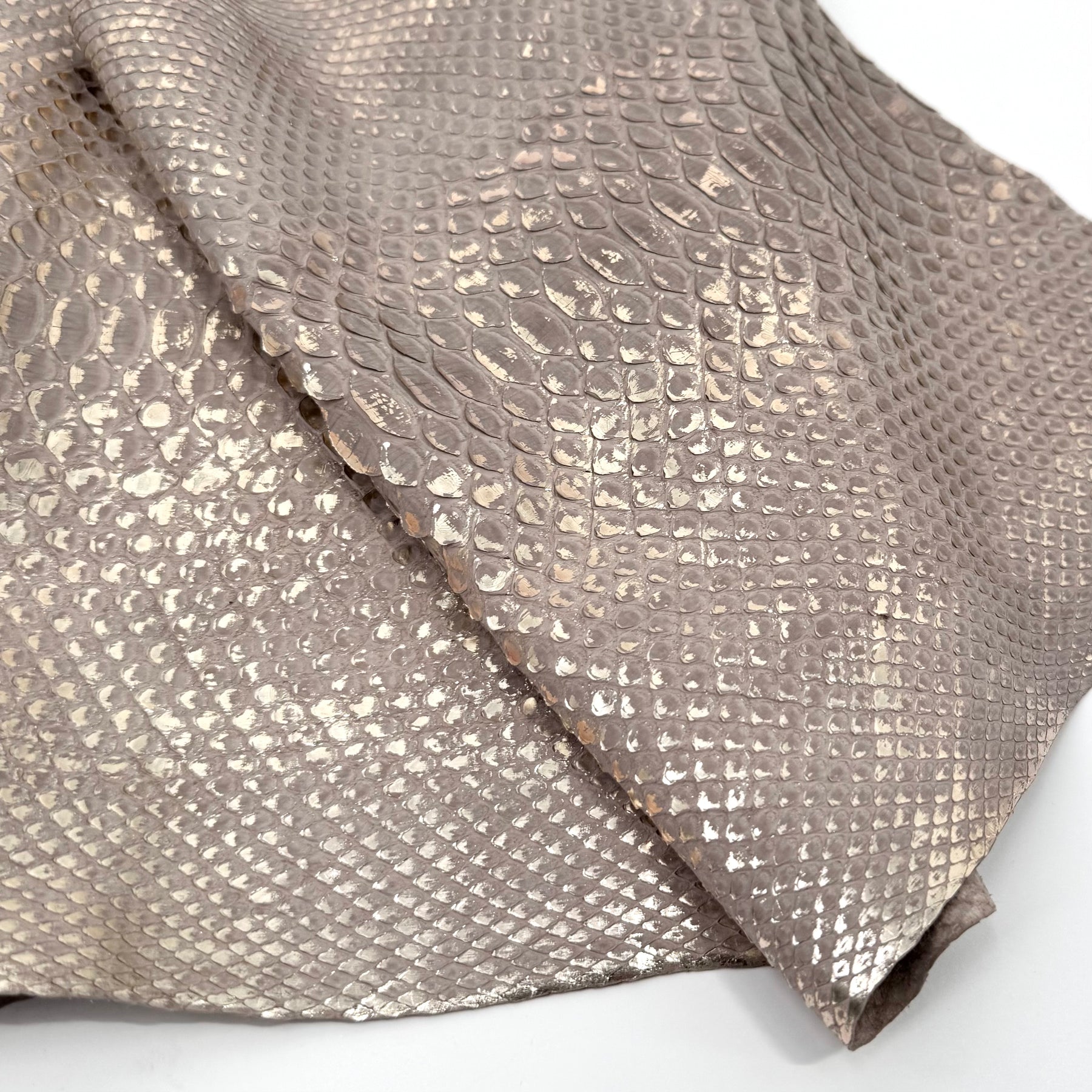 Metallic Distressed Python Cut | ONLY 2 AVAILABLE | Sale