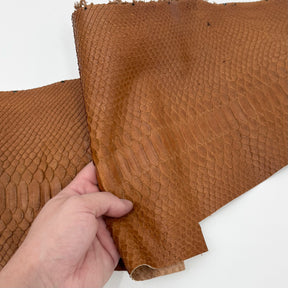 Cognac Short Tail Python Cut | Sale