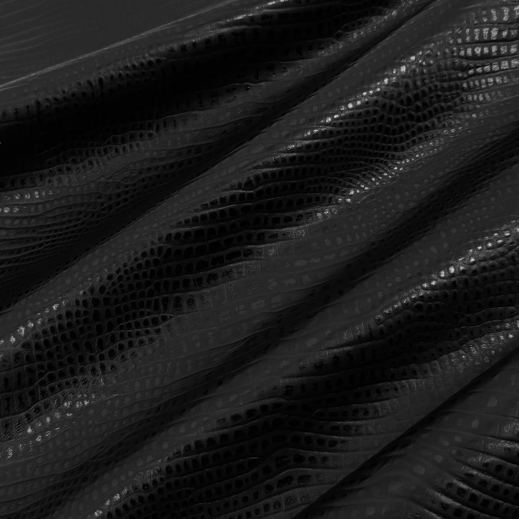 Mini Crocodile Embossed Lamb Leather