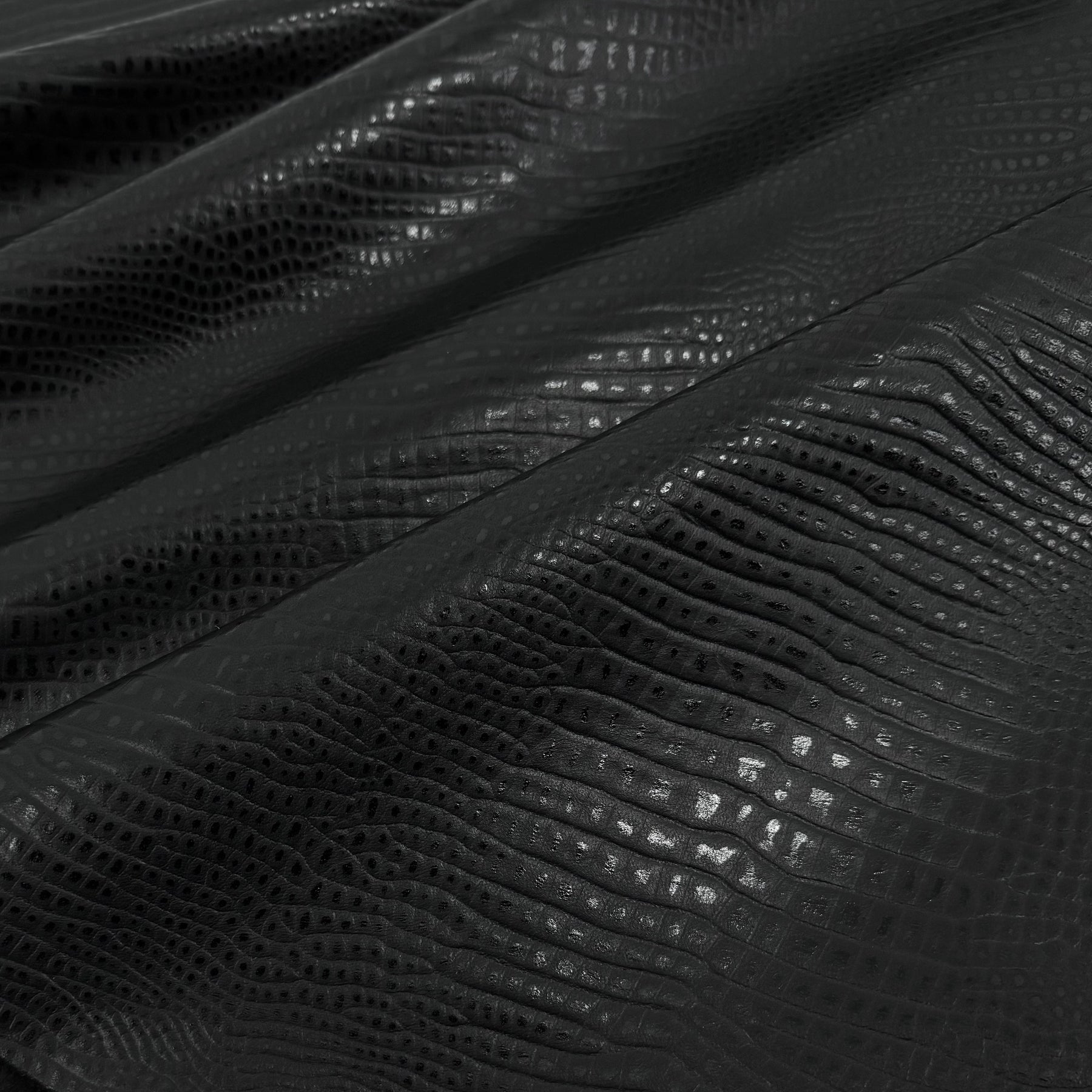 Mini Crocodile Embossed Lamb Leather