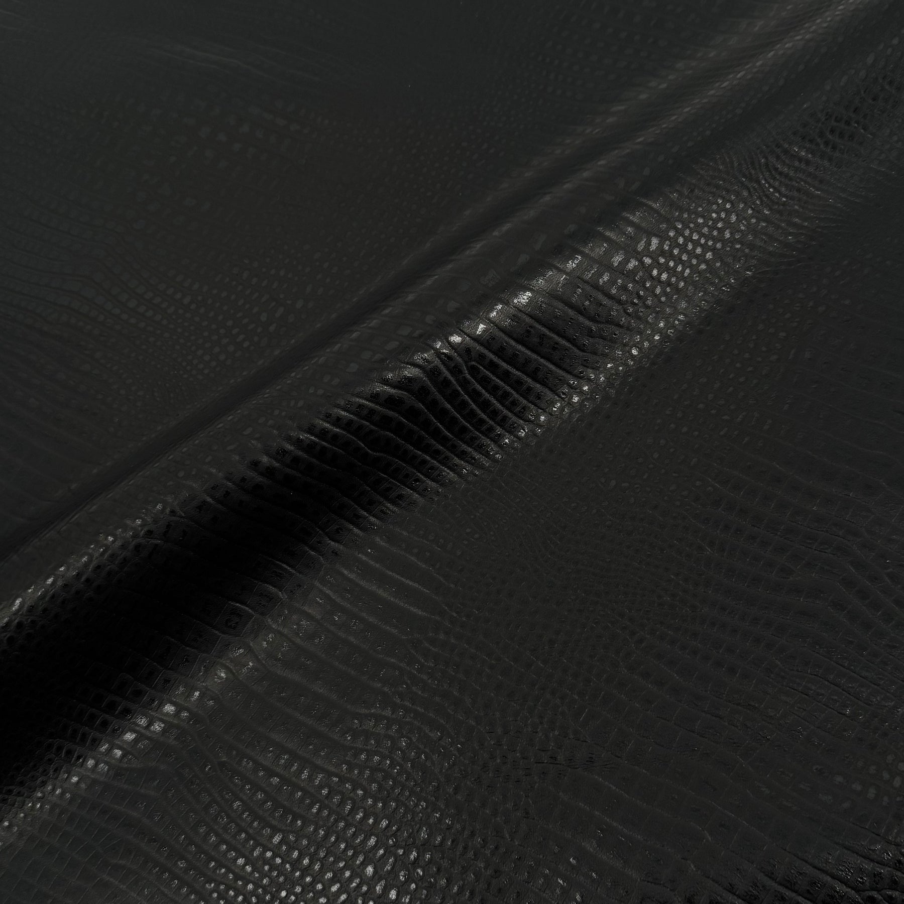 Mini Crocodile Embossed Lamb Leather