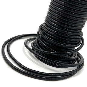 Pigmented Round Leather Cord