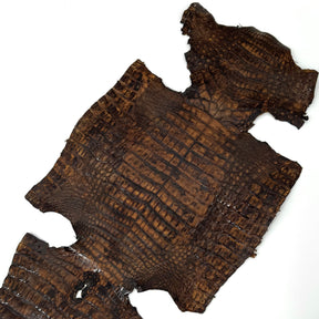 Vintage Cognac Caiman Crocodile - Only 1 Available! | SALE