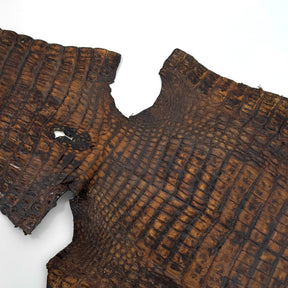 Vintage Cognac Caiman Crocodile - Only 1 Available! | SALE