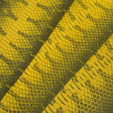 Yellow Genuine Elaphe Snakeskin | SALE