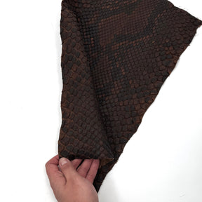 Dark Brown Python Cut #1A - Only 1 Available! | SALE