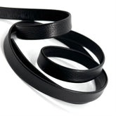 Double Fold Black Nappa Lamb Trim