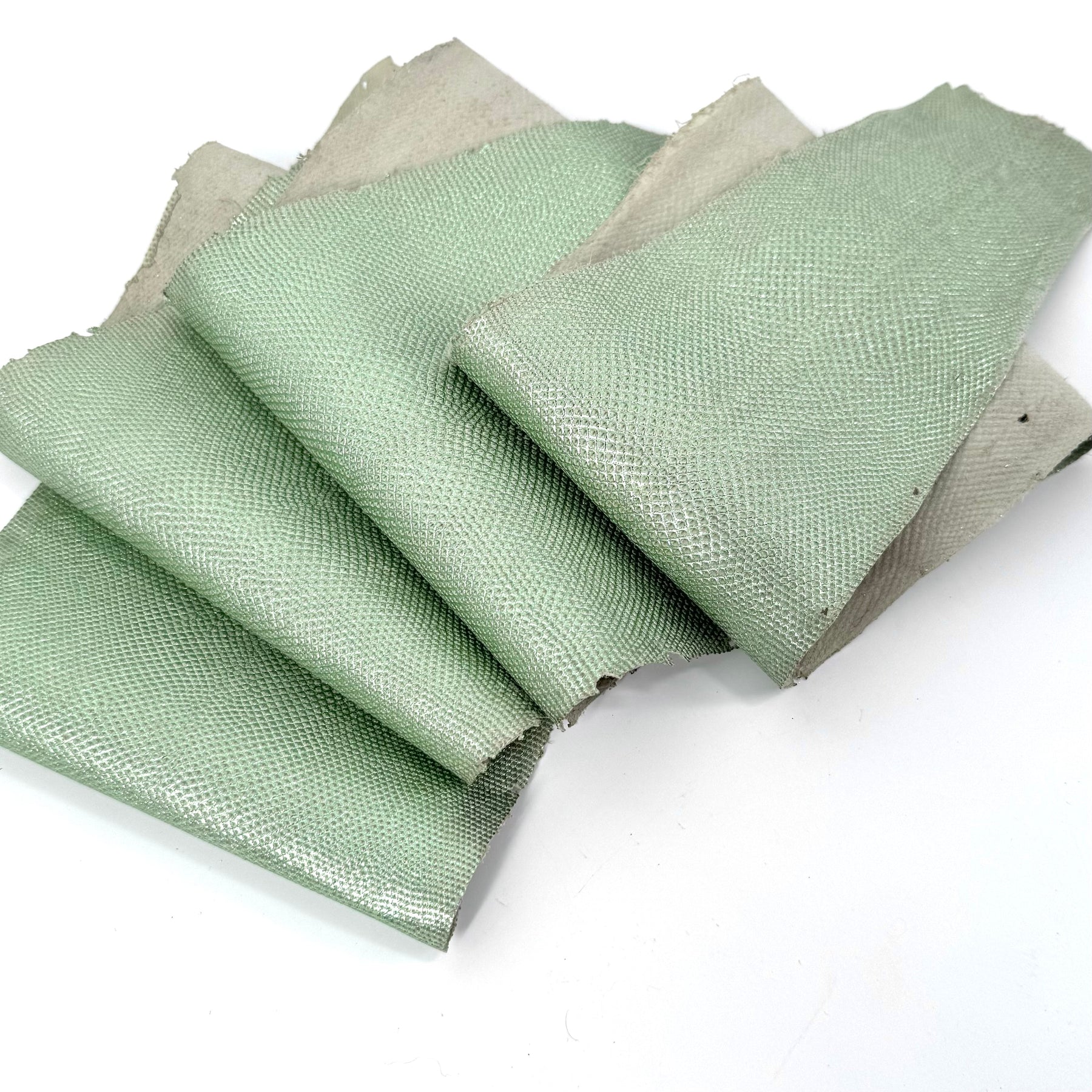 Mint Metallic Karung Snake Skin | SALE