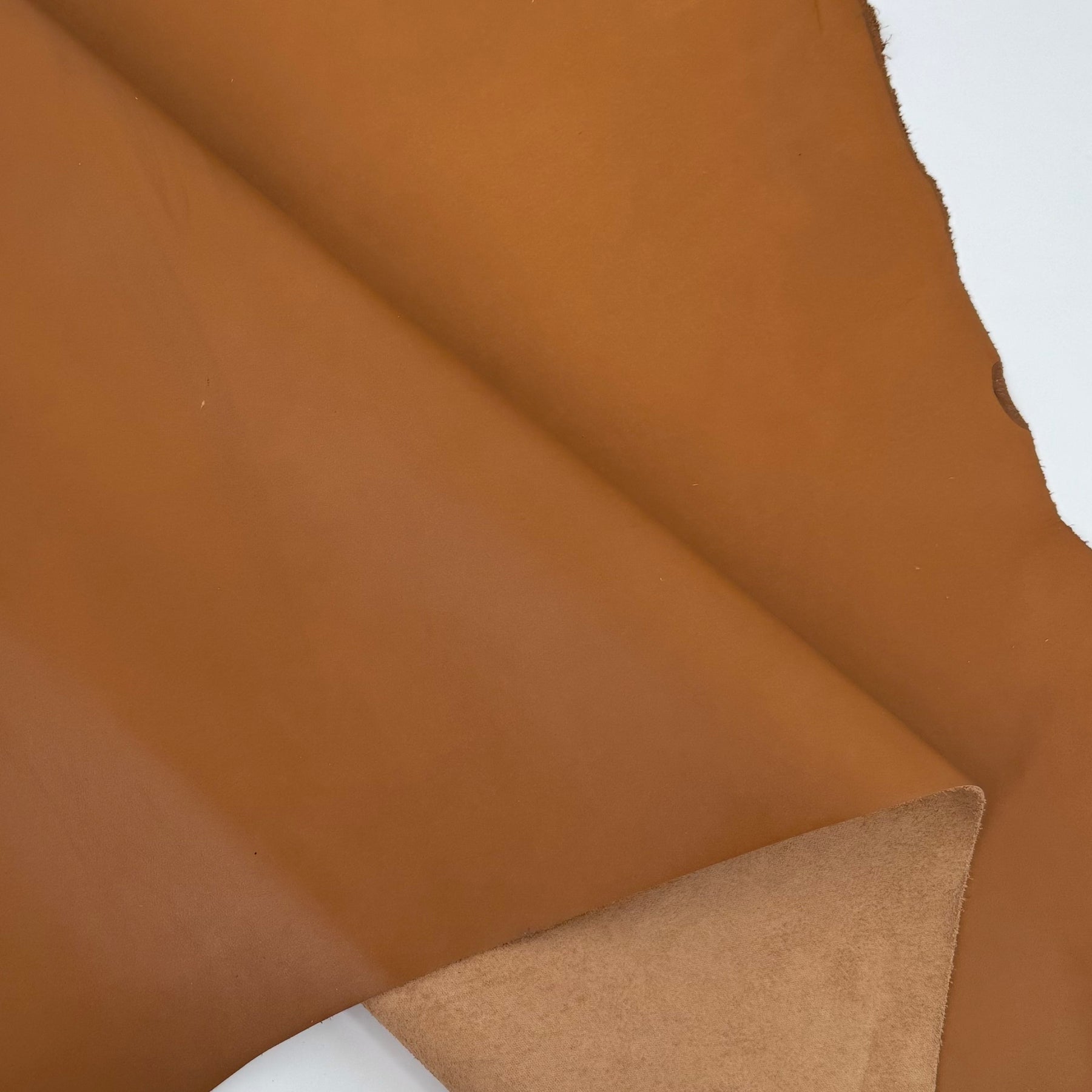 Cognac Calf Leather Piece - Only 1 Available 5F | SALE