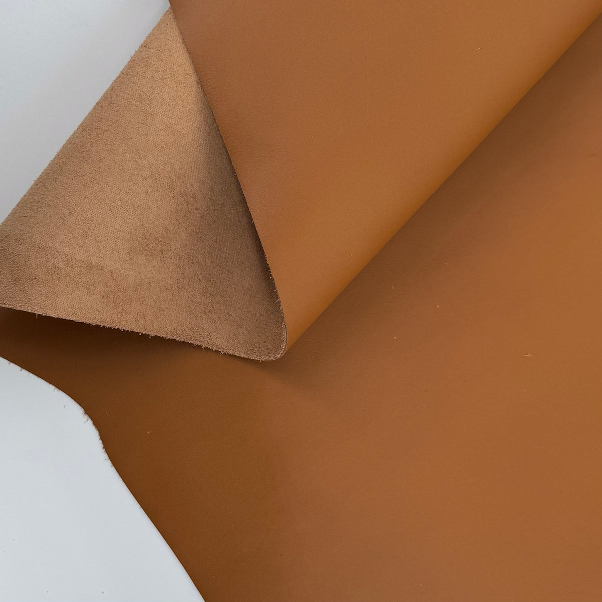 Cognac Calf Leather Piece - Only 1 Available 5F | SALE