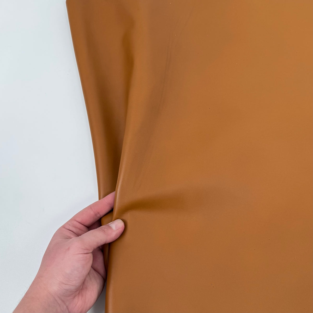 Cognac Calf Leather Piece - Only 1 Available 5F | SALE