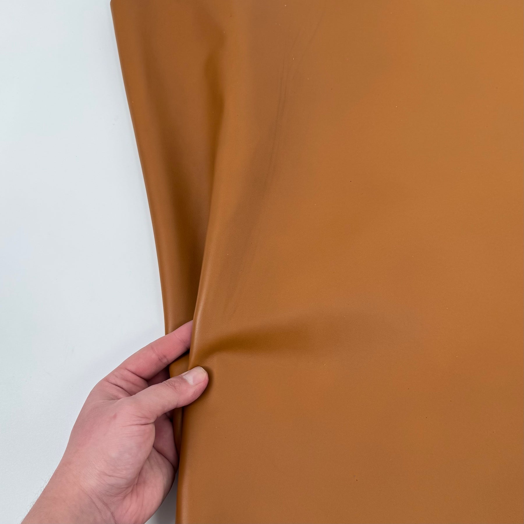 Cognac Calf Leather Piece - Only 1 Available 5F | SALE