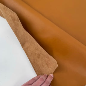 Cognac Calf Leather Piece - Only 1 Available 5F | SALE