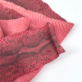 Distressed Black & Red Python Cut - 1 Available (3S) | Sale