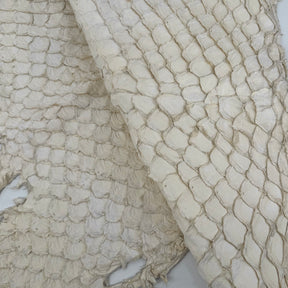 Semishiny Crust Undyed Pirarucu Fish Leather - 1 available