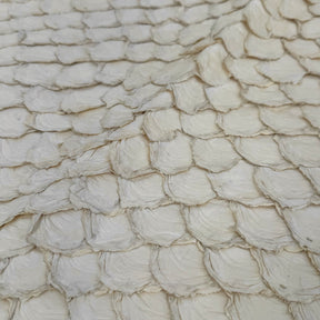 Semishiny Crust Undyed Pirarucu Fish Leather - 1 available
