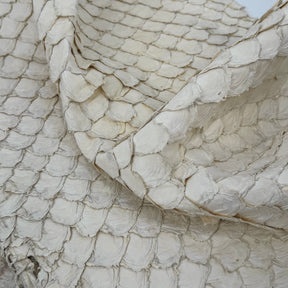 Semishiny Crust Undyed Pirarucu Fish Leather - 1 available