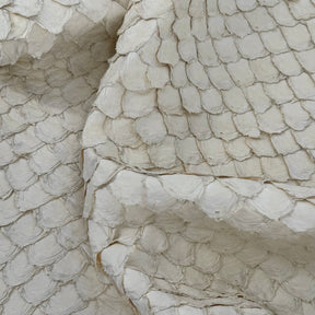 Semishiny Crust Undyed Pirarucu Fish Leather - 1 available