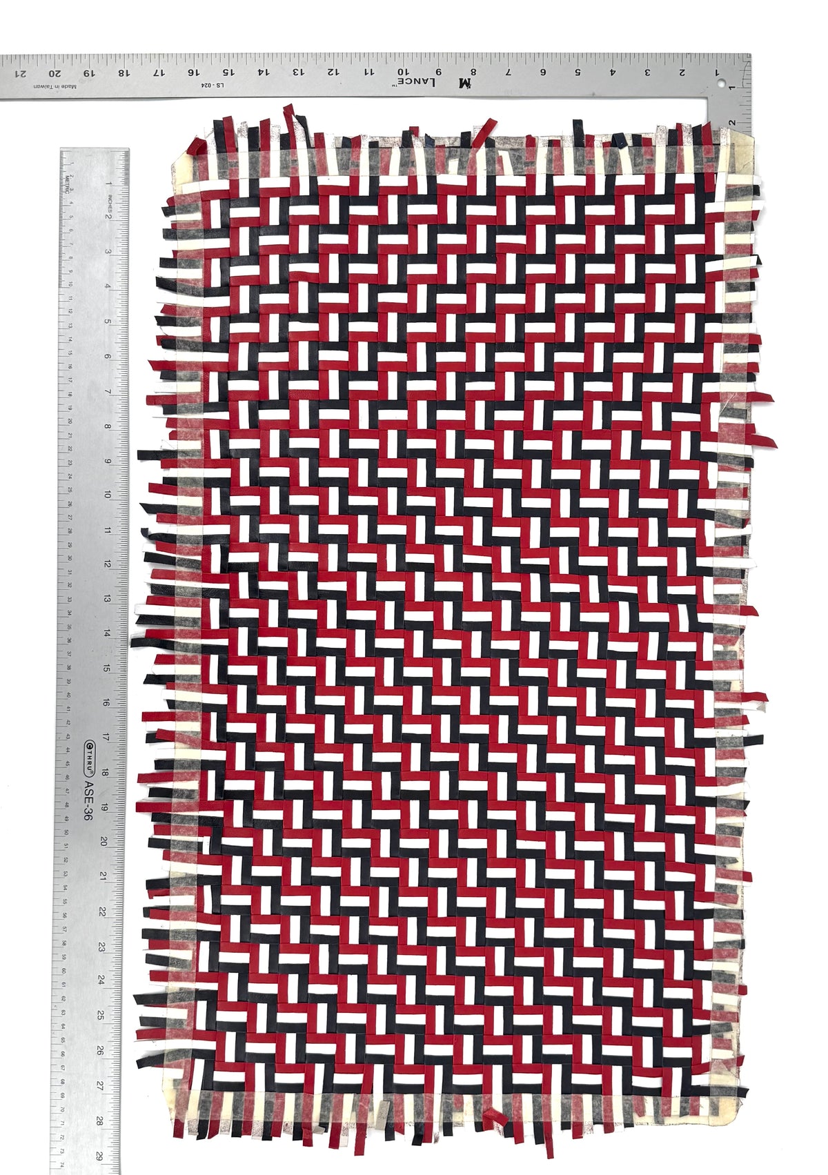 Tricolor Woven Panel (16" by 28") only 4 Available | SALE