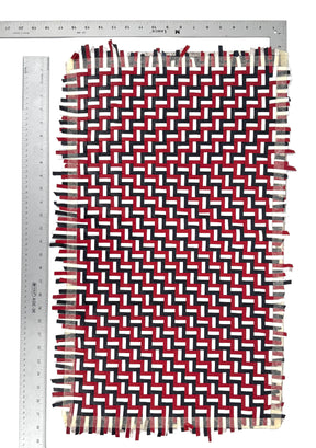Tricolor Woven Panel (16" by 28") only 4 Available | SALE