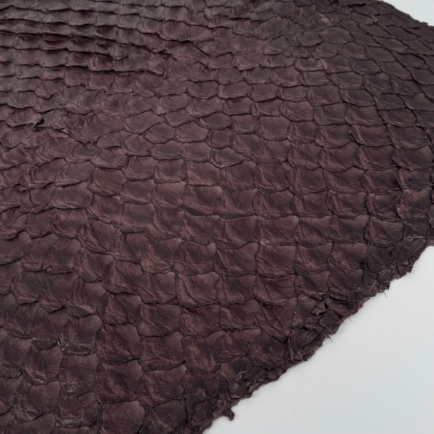 Bitter Plum Pirarucu Fish Leather
