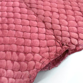 Pink Pirarucu Fish Leather