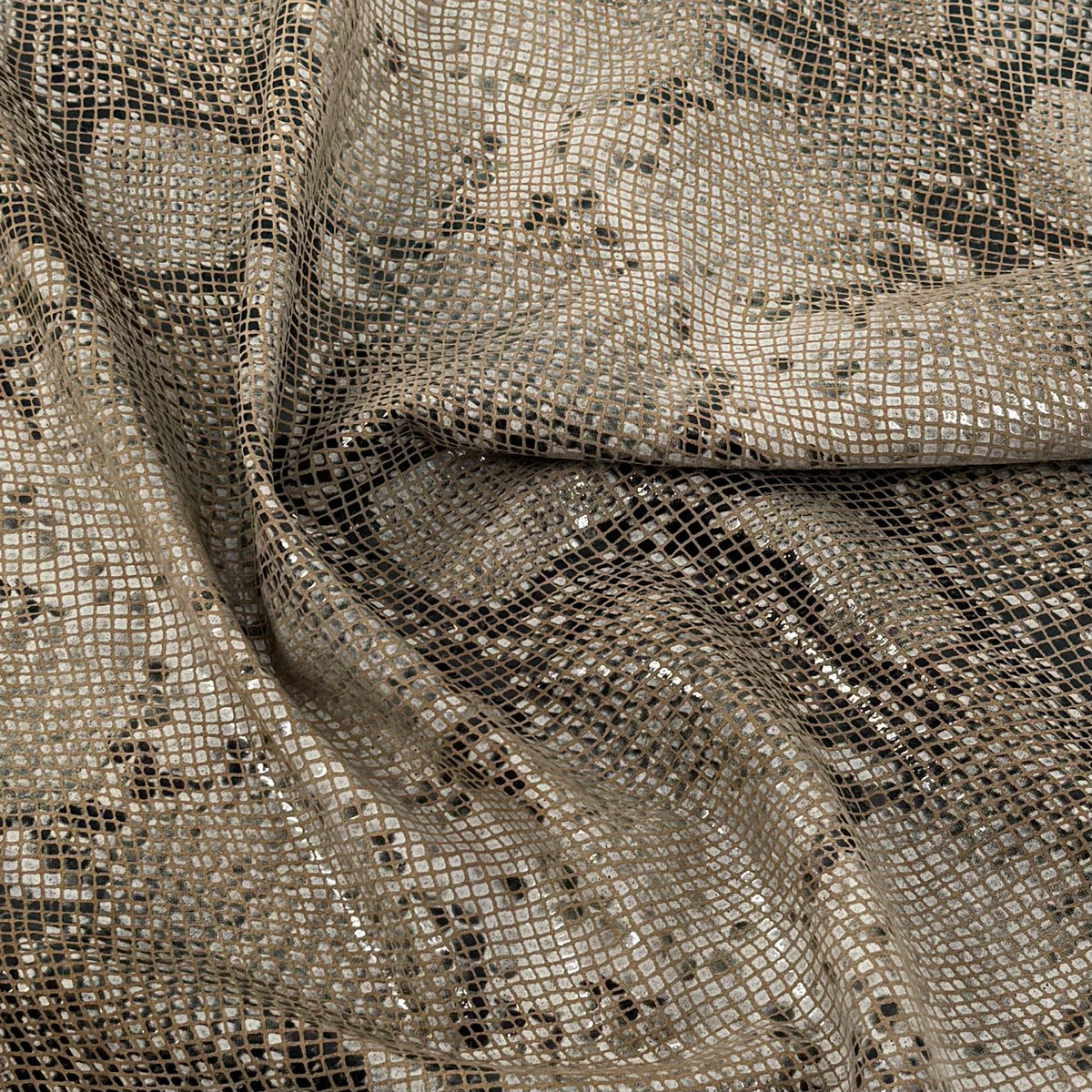 French Python Stretch Lamb Leather