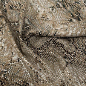 French Python Stretch Lamb Leather