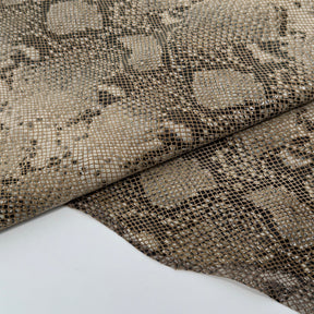 French Python Stretch Lamb Leather