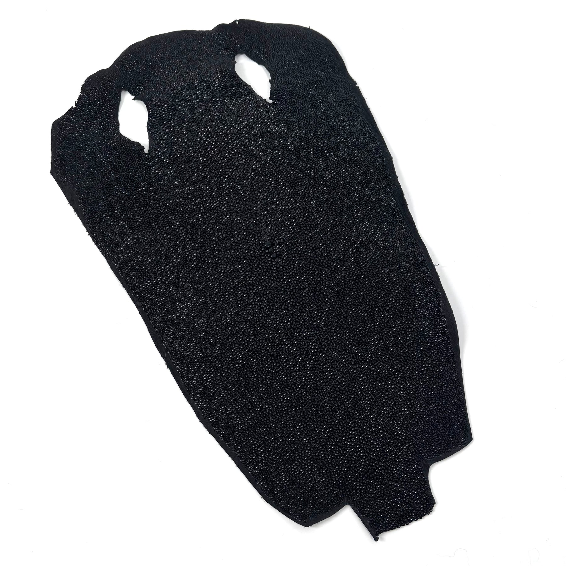 8" Black Stingray/Shagreen Skin (No Eye)