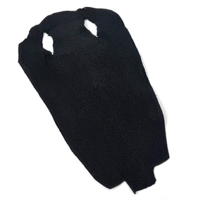 8" Black Stingray/Shagreen Skin (No Eye)