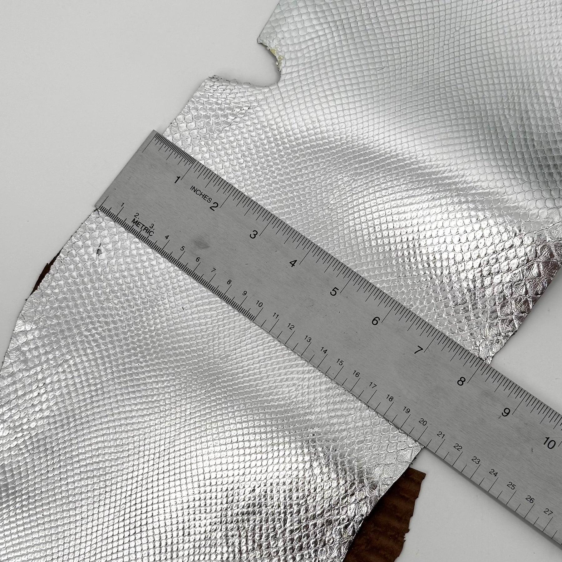 Deadstock Silver Foil Boa Skins - Grade 2 - Only 8 skins available | SALE