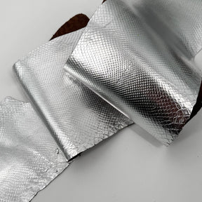 Deadstock Silver Foil Boa Skins - Grade 2 - Only 8 skins available | SALE