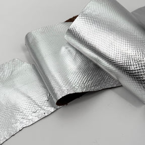Deadstock Silver Foil Boa Skins - Grade 2 - Only 8 skins available | SALE