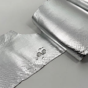 Deadstock Silver Foil Boa Skins - Grade 2 - Only 8 skins available | SALE