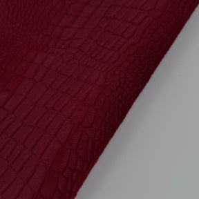 Laser Cut Crocodile Pattern Hair-On Cavalino