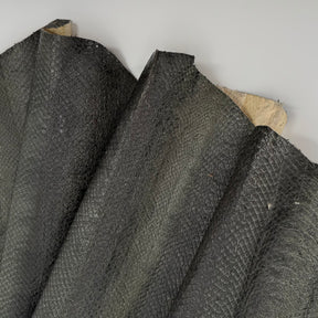 Forest Green Salmon Plate Leather