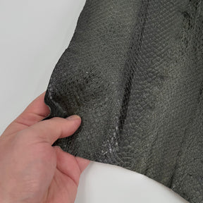 Forest Green Salmon Plate Leather