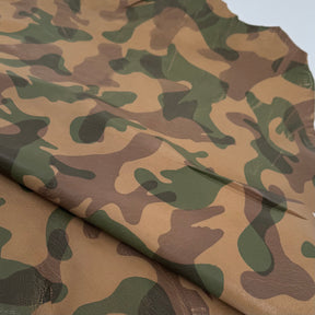 Camo Lamb Leather Vintage/Distressed Vegetable Tanned