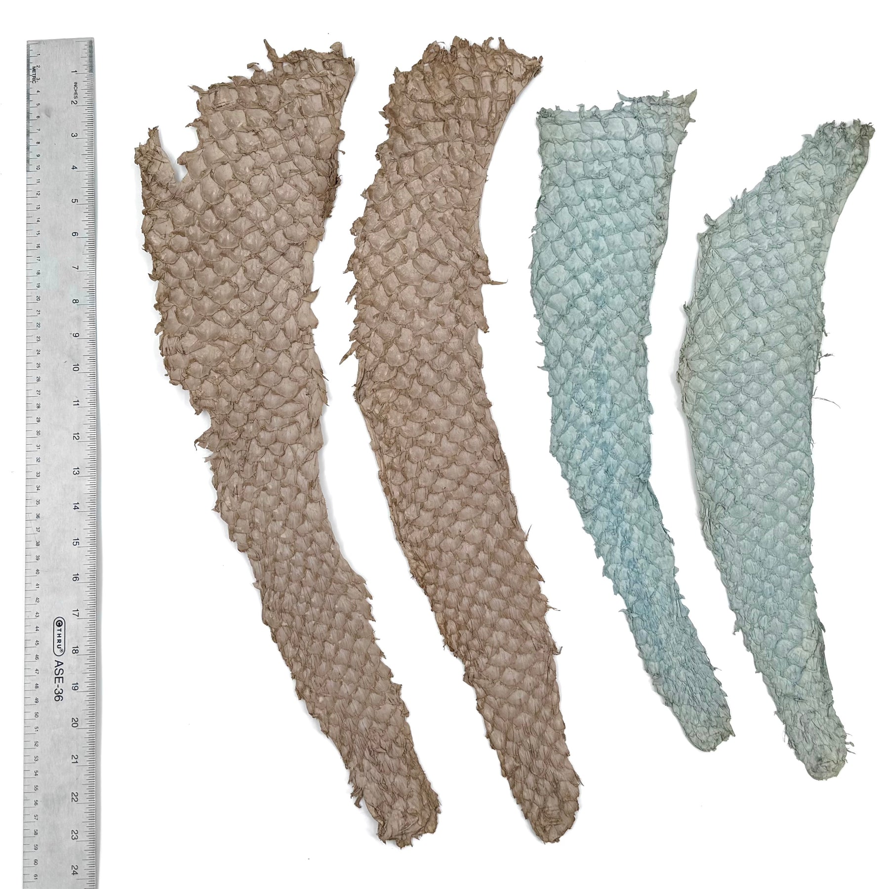 Bundle of 4 Multicolor Pirarucu Tails 10P | SALE