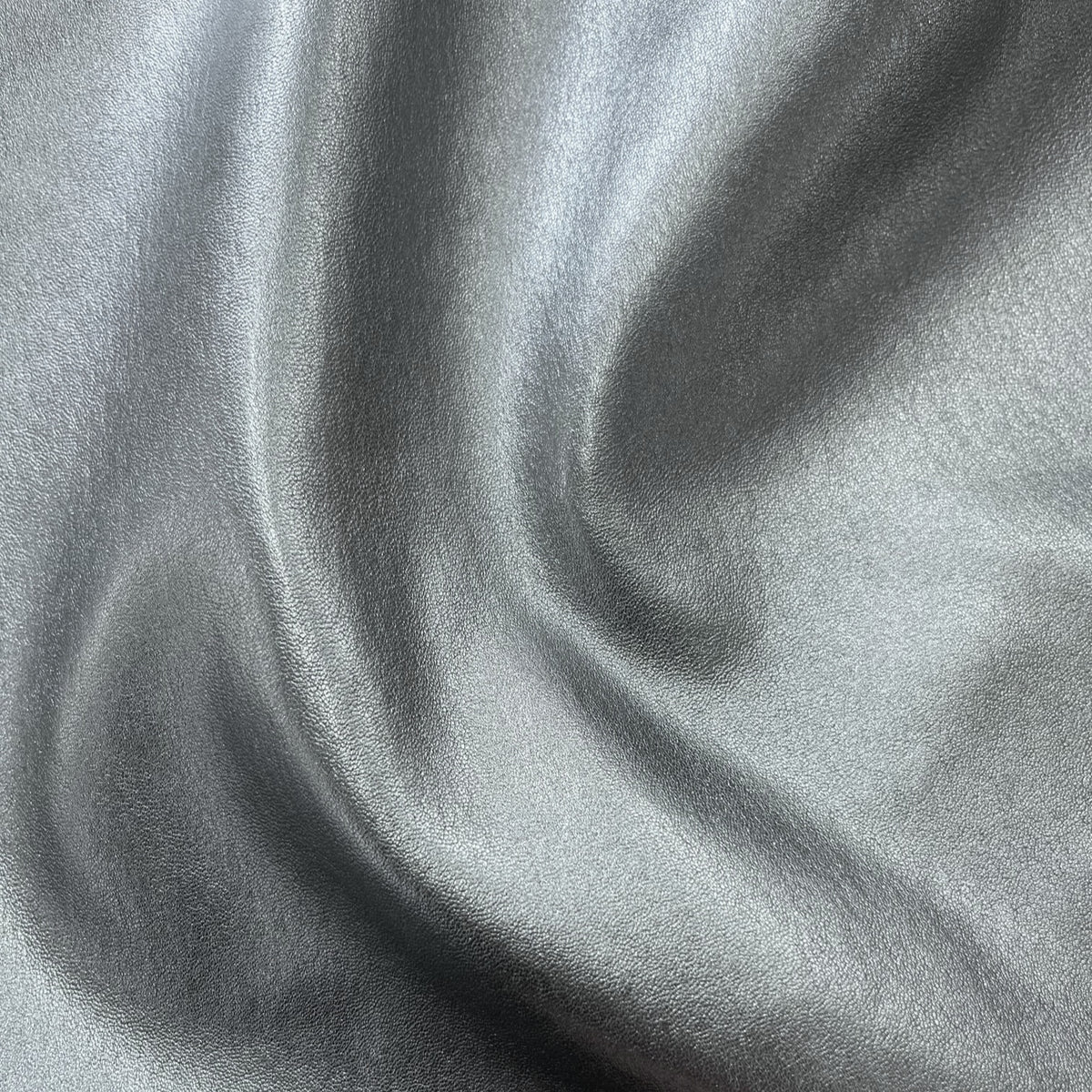 Gunmetal Plonge Stretch Lamb Leather