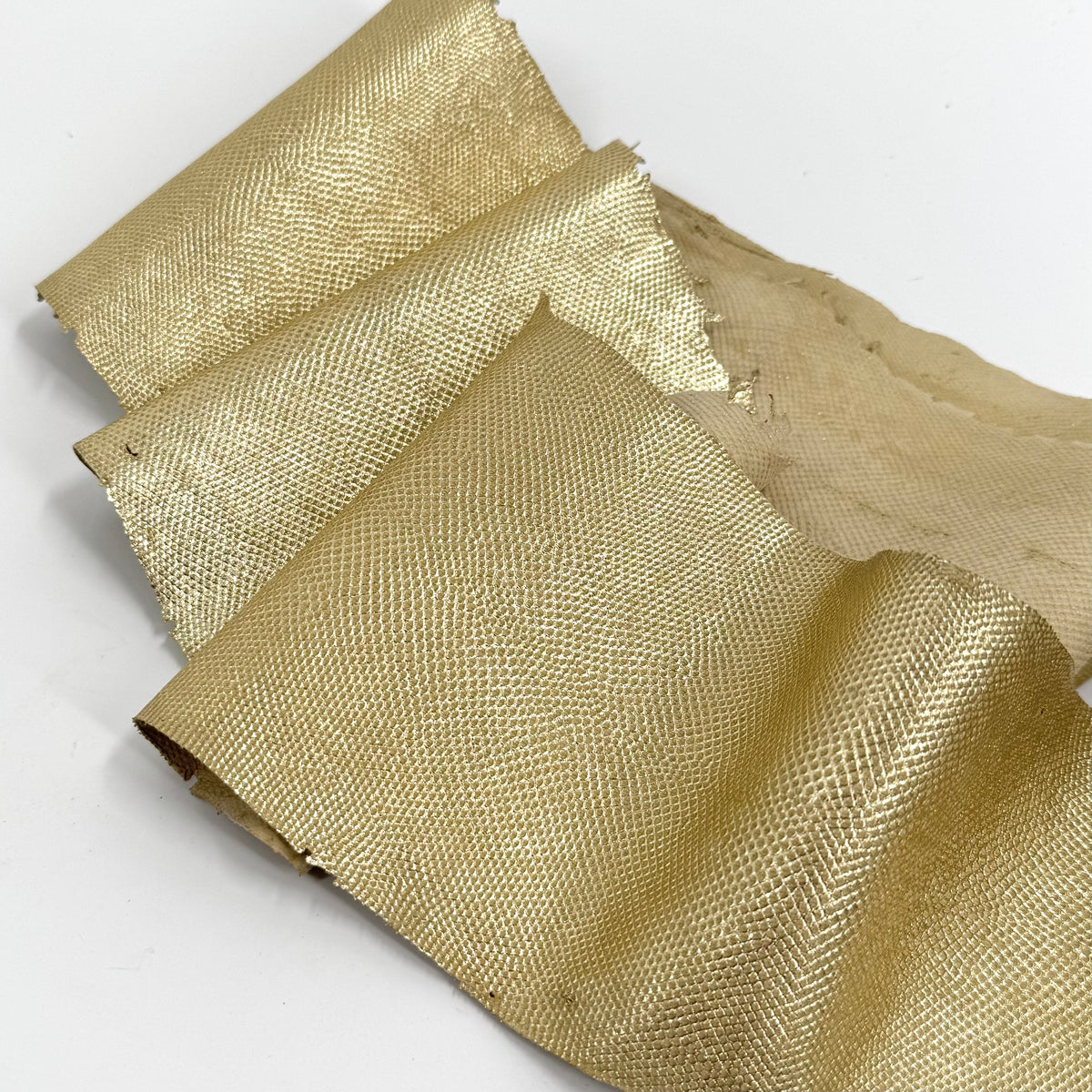 Genuine Metallic Karung Snake Skin | FINAL SALE