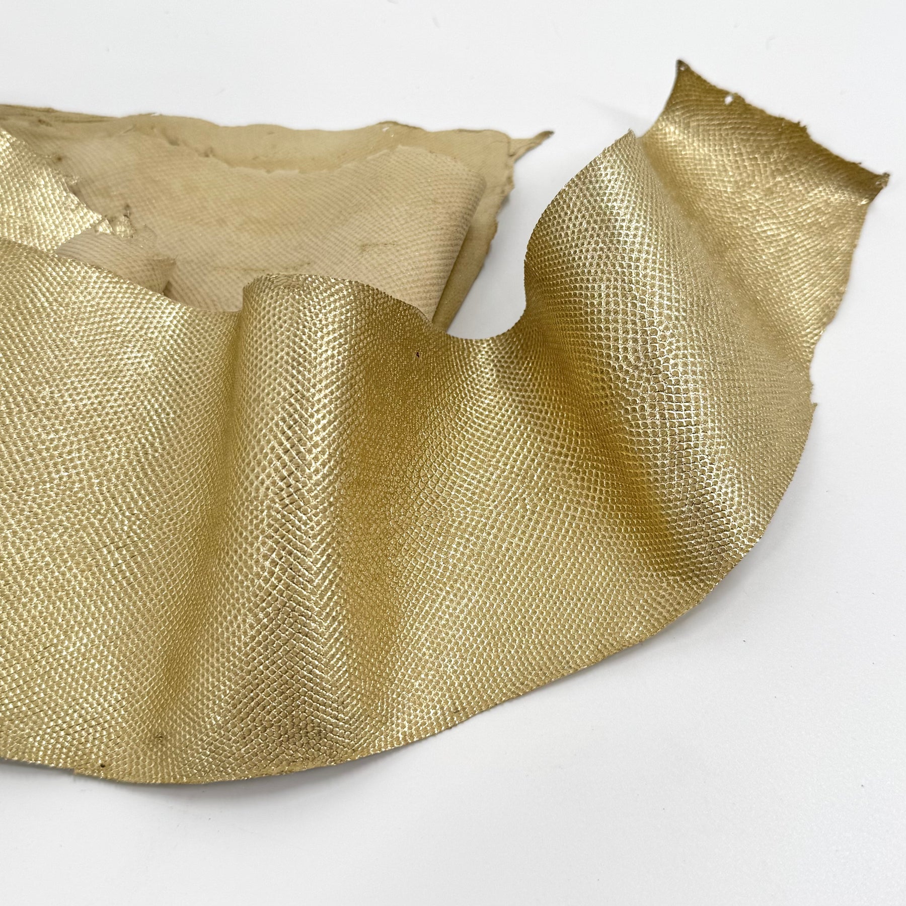Genuine Metallic Karung Snake Skin | FINAL SALE
