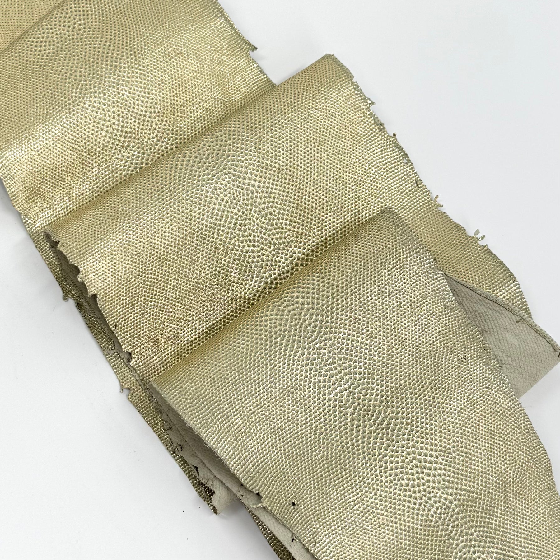 Genuine Metallic Karung Snake Skin | FINAL SALE