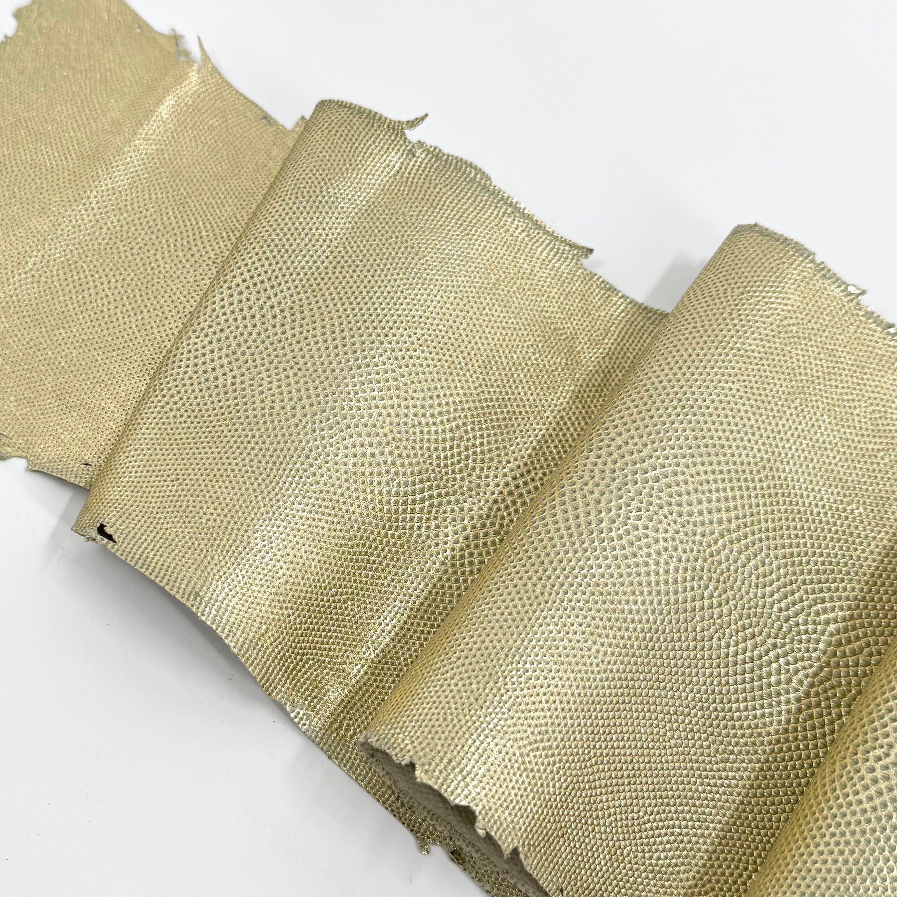 Genuine Metallic Karung Snake Skin | FINAL SALE