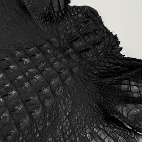 Exclusive Hornback Alligator in Black (56 cm) - Only 1 Available!
