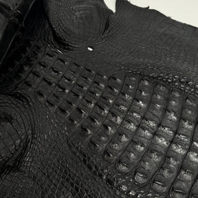 Exclusive Hornback Alligator in Black (56 cm) - Only 1 Available!